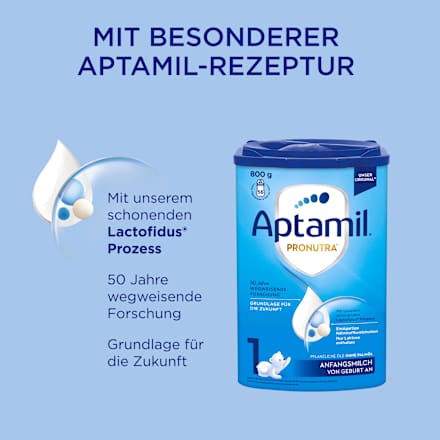 Anfangsmilch 1 Pronutra von Geburt an Aptamil