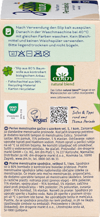 nature menstruační kalhotky Leo velikost S Jessa