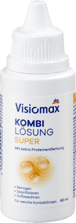 Kombinált oldat lágy kontaktlencsékhez Super Visiomax