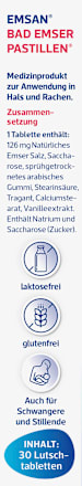 Bad Emser Pastillen Halstabletten ohne Menthol Emsan