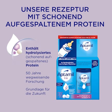 Anfangsmilch Pre HA trinkfertig, von Geburt an, 2x90ml Aptamil
