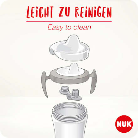 Trinklernflasche Evolution Trrainer Cup rosa, 230 ml NUK