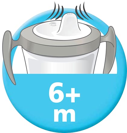 Trinklernflasche Evolution Trainer Cup blau, ab 6. Monat, 230 ml NUK