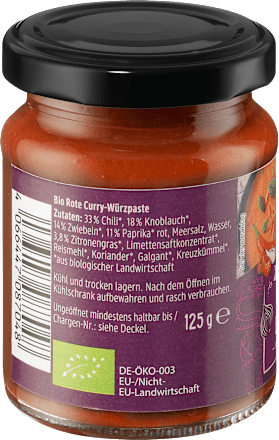 Pasta rosso al curry bio dmBio