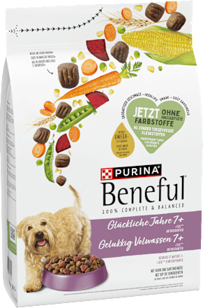 Trockenfutter Hund  mit Huhn & Gartengemüse, glückliche Jahre, Senior 7+ Purina Beneful
