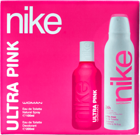 Ultra Pink Zestaw prezentowy damski Woda toaletowa + Dezodorant nike