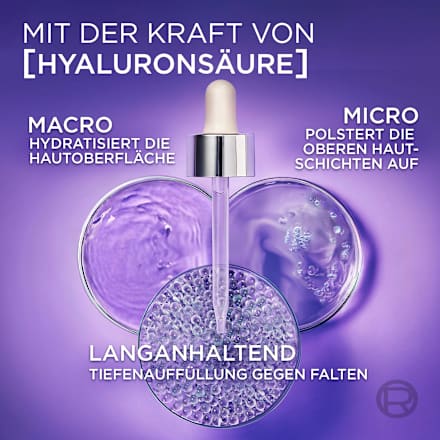 Anti Falten Serum Revitalift Filler 1,5 % Pure Hyaluronsäure L'ORÉAL PARiS REVITALIFT