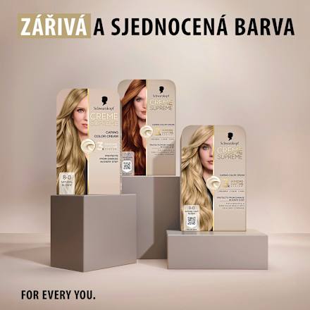 barva na vlasy Creme Supreme 8-0 Přirozená světlá blond Schwarzkopf CREME SUPREME
