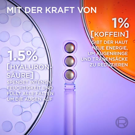 Augenserum Revitalift Filler Hyaluron + Koffein L'ORÉAL PARiS REVITALIFT