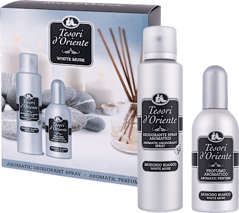 Zestaw upominkowy woda toaletowa + dezodorant Białe Piżmo Tesori d'Oriente
