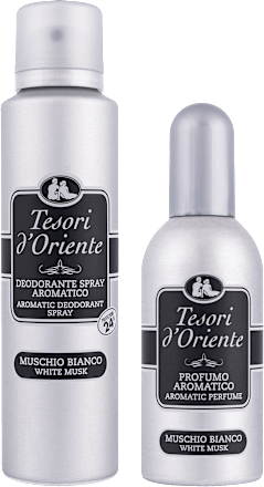 Zestaw upominkowy woda toaletowa + dezodorant Białe Piżmo Tesori d'Oriente