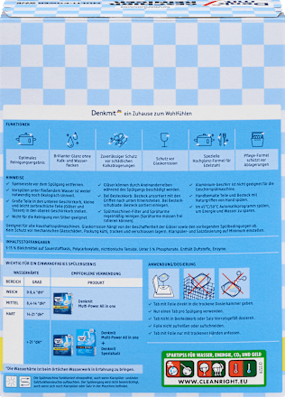 Geschirrspülmittel-Tabs Multi-Power (40+5 Gratis) Denkmit