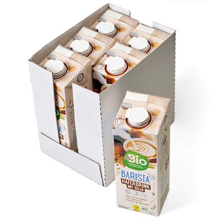 Napitak od zobi i soje – Barista, 6 x 1 l dmBio