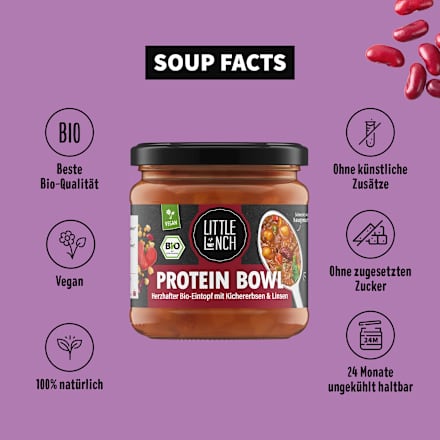 Eintopf Protein Bowl Kichererbsen & Linsen Little Lunch