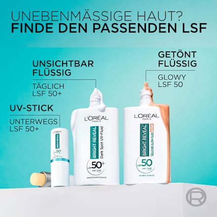 Sonnencreme Stick Bright Reveal UV Stick LSF 50+ L'ORÉAL PARiS