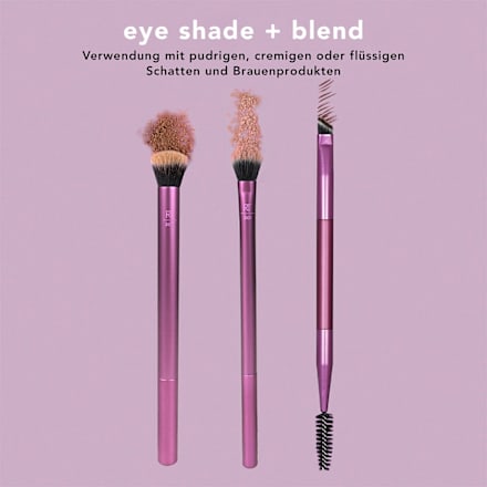 Lidschattenpinsel Eye Shade + Blend REAL TECHNIQUES