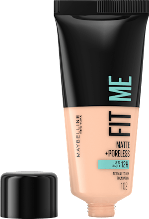 Foundation Fit Me Matte + Poreless 102 MAYBELLINE NEW YORK