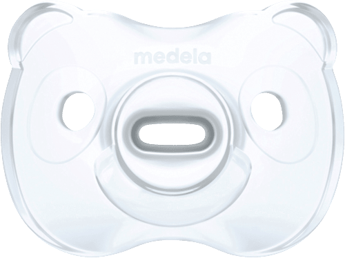Schnuller Soft Silikon, hellblau, 6-18 Monate Medela