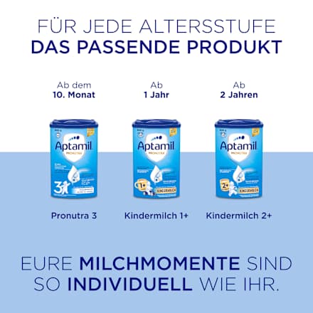Folgemilch 3 Pronutra ab dem 10. Monat Aptamil