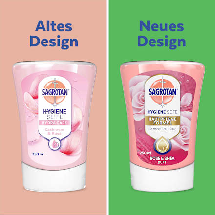 Flüssigseife No Touch Rose & Shea, Nachfüllpack  Sagrotan
