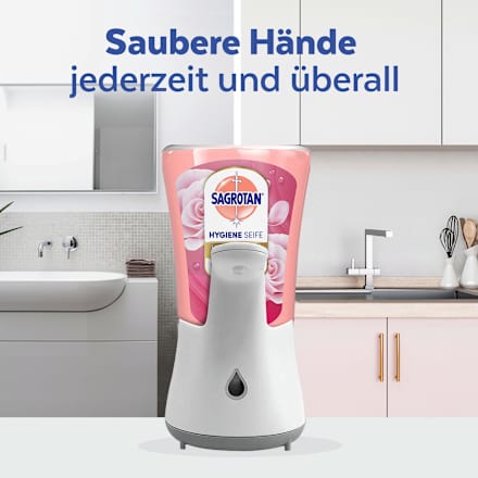 Flüssigseife No Touch Rose & Shea, Nachfüllpack  Sagrotan