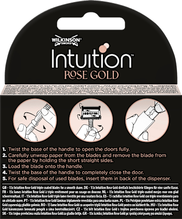Rasierklingen Intuition Rose Gold WILKINSON SWORD