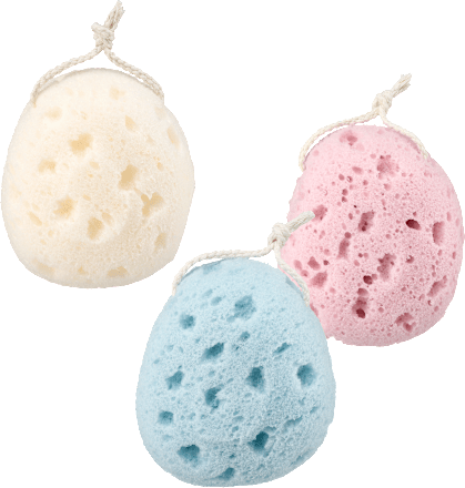 Fürdőszivacs, többféle ebelin