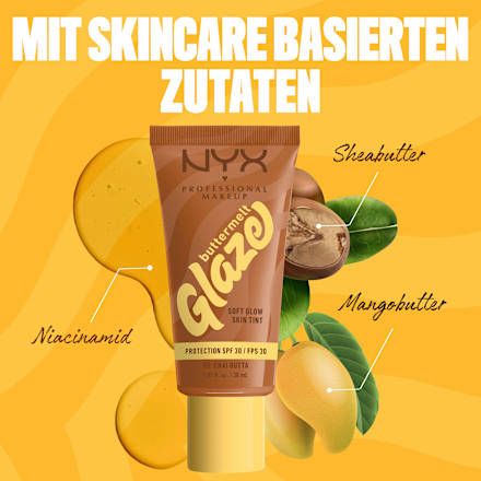 Foundation Buttermelt Glaze mit LSF 30, 05 Chai Butta  NYX PROFESSIONAL MAKEUP