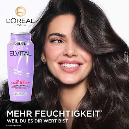 Shampoo Hydra Hyaluronic, feuchtigkeitsauffüllend L'ORÉAL PARiS ELVITAL
