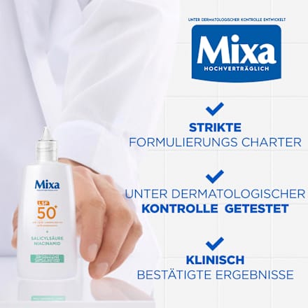 Gesichtsfluid Anti-Unreinheiten LSF 50+ Mixa
