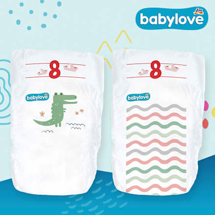Windeln Premium Gr. 8 (18+ kg) Jumbopack babylove