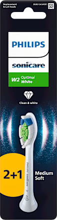 Zamjenska glava za električnu četkicu W2 Optimal White - Medium Soft (2 + 1) Philips Sonicare