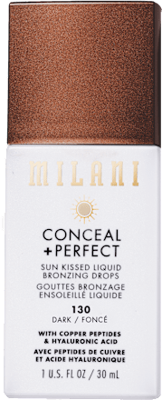 Conceal + Perfect Bronzing Drops tekući bronzer – 130 Dark MILANI