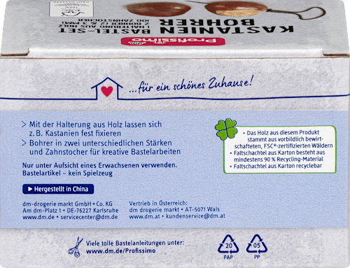 Bastelset Kastanienbohrer Profissimo