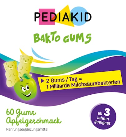 Bakto Gums Apfelgeschmack 60 St PEDIAKID