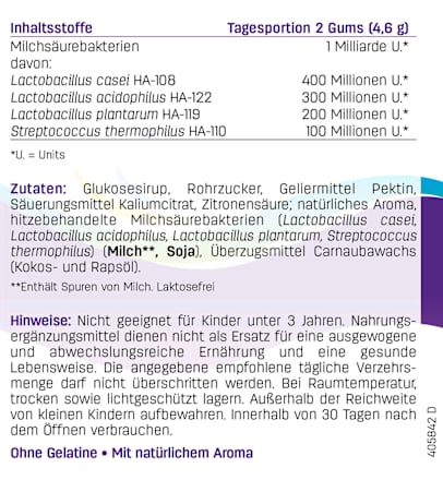Bakto Gums Apfelgeschmack 60 St PEDIAKID