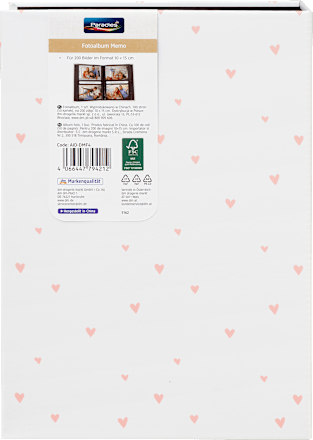 Memoalbum Herzen Paradies