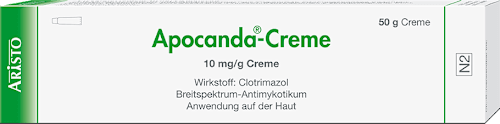Apocanda -Creme 10 mg/g Clotrimazol Creme zur Anwendung auf der Haut ARISTO