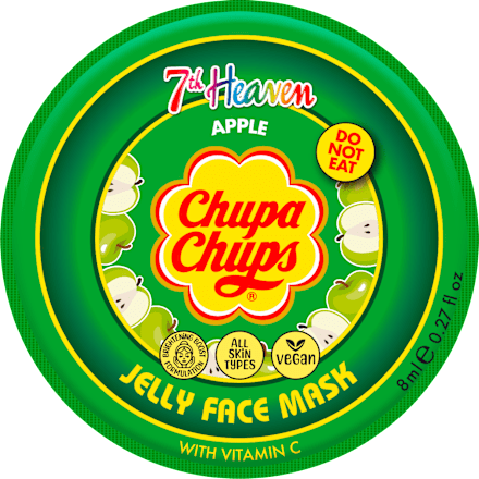 Chupa Chups mască de față pentru copii cu măr și vitamina C 7th Heaven