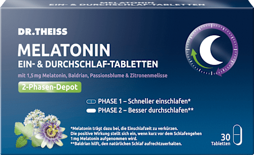 Dr. Theiss Melatonin Ein- & Durchschlaf-Tabletten 30 St DR.THEISS