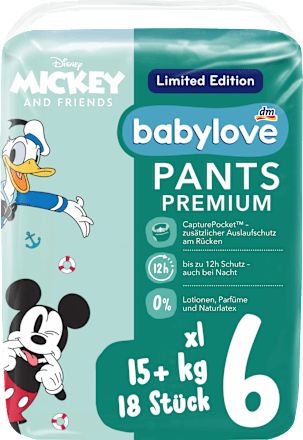 Plienkové nohavičky Premium - veľ. 6 xl (18-30 kg) babylove