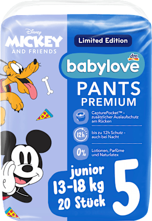 Plienkové nohavičky Premium veľ. 5 junior (13-18 kg) babylove