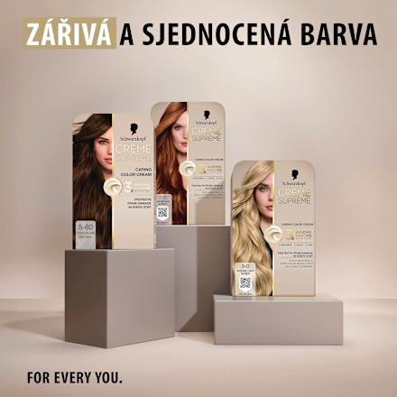 barva na vlasy Creme Supreme 5-60 Světlá čokoládová hnědá Schwarzkopf CREME SUPREME