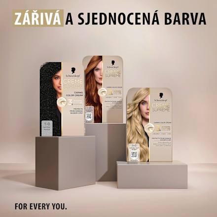 barva na vlasy Creme Supreme 1-0 Přirozená černá Schwarzkopf CREME SUPREME