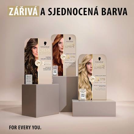 barva na vlasy Creme Supreme 6-0 Přirozená tmavá blond Schwarzkopf CREME SUPREME
