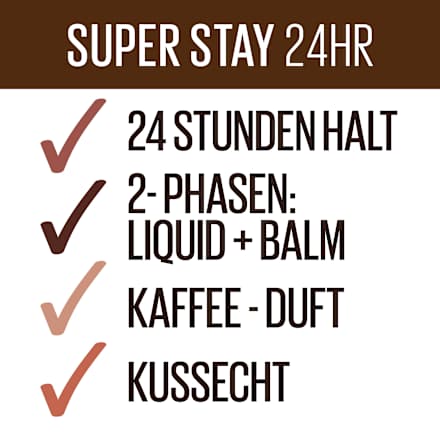 Lippenstift Super Stay 24H 885 Chai Once More  MAYBELLINE NEW YORK