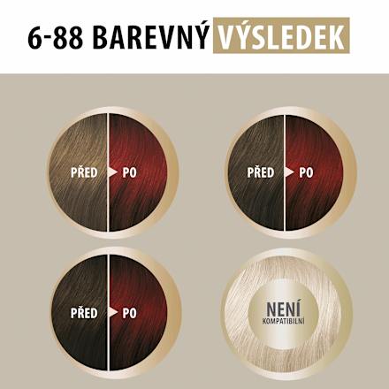 barva na vlasy Creme Supreme 6-88 Tmavá červená Schwarzkopf CREME SUPREME