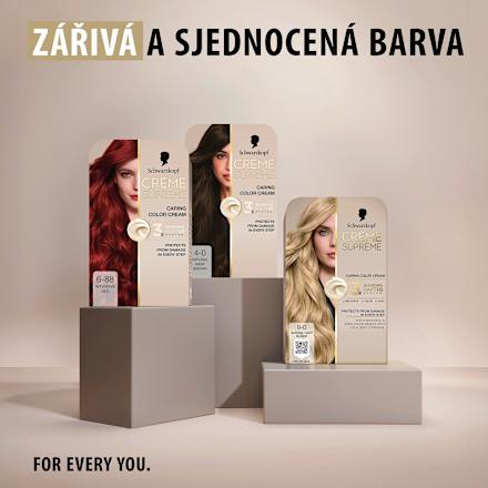 barva na vlasy Creme Supreme 6-88 Tmavá červená Schwarzkopf CREME SUPREME