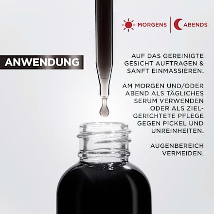 Serum Anti-Unreinheiten AHA + BHA Kohle Garnier Skin Active