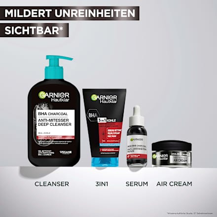 Serum Anti-Unreinheiten AHA + BHA Kohle Garnier Skin Active